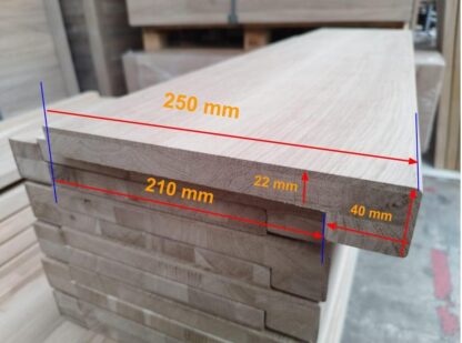 Eiken vensterbanken van massief hout - Afbeelding 8