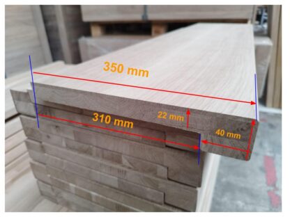 Eiken vensterbanken van massief hout - Afbeelding 7