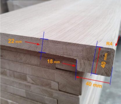 Eiken vensterbanken van massief hout - Afbeelding 6